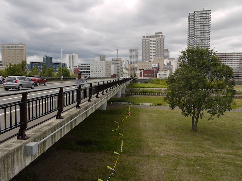 南大橋(札幌市中央区・豊平区) 終点右側から撮影した南大橋