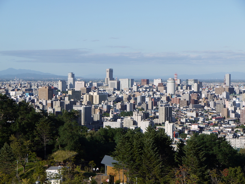 旭山記念公園からの眺望 北海道札幌市中央区