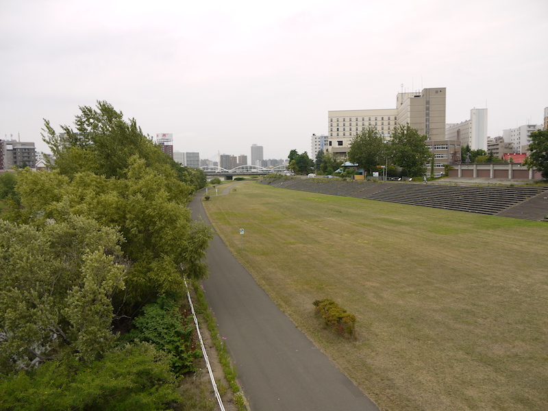 南七条大橋(札幌市中央区・豊平区) 橋からの眺望(下流側)(8)