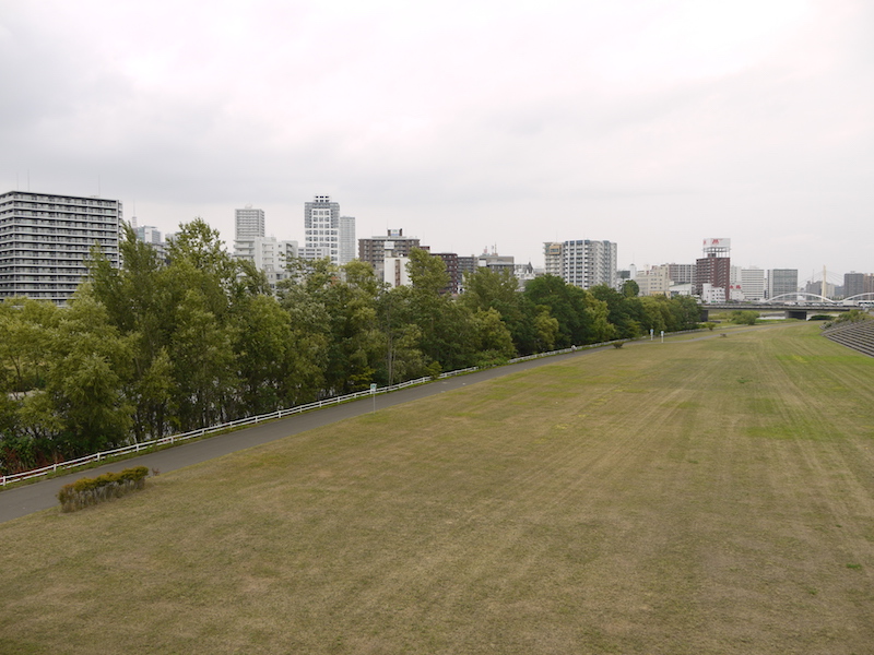 南七条大橋(札幌市中央区・豊平区) 橋からの眺望(下流側)(9)