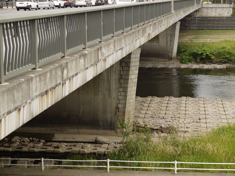 豊平橋(札幌市中央区・豊平区) 起点右側から撮影した豊平橋(2)
