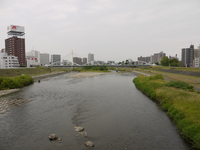 豊平橋(札幌市中央区・豊平区) 橋からの眺望(下流側)(5)