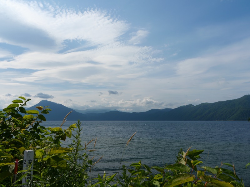支笏湖(北海道千歳市) モラップキャンプ場付近