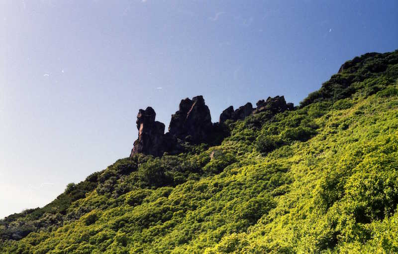 大雪山 黒岳中腹のまねき岩(1)