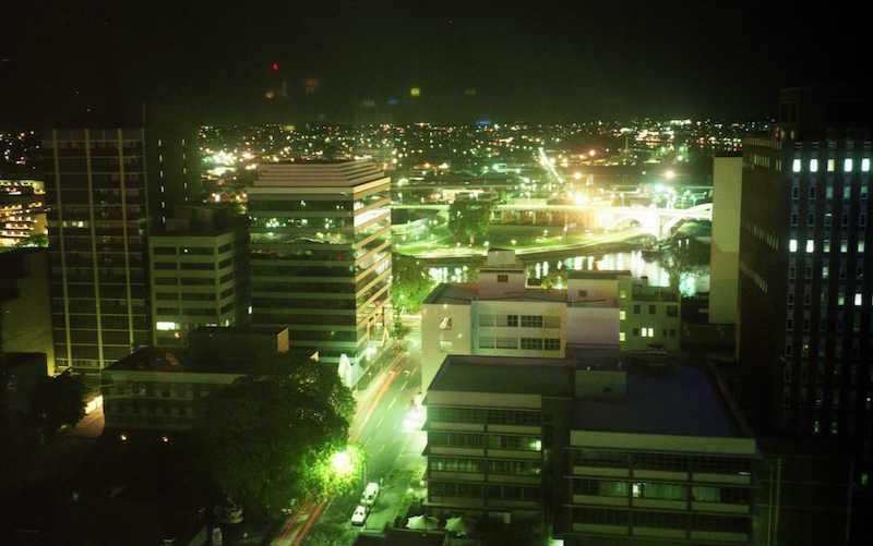 Brisbane Transit Centre からの夜景
