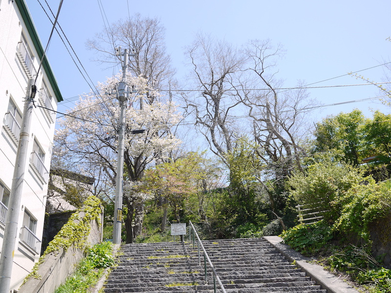 水天宮への階段 北海道小樽市