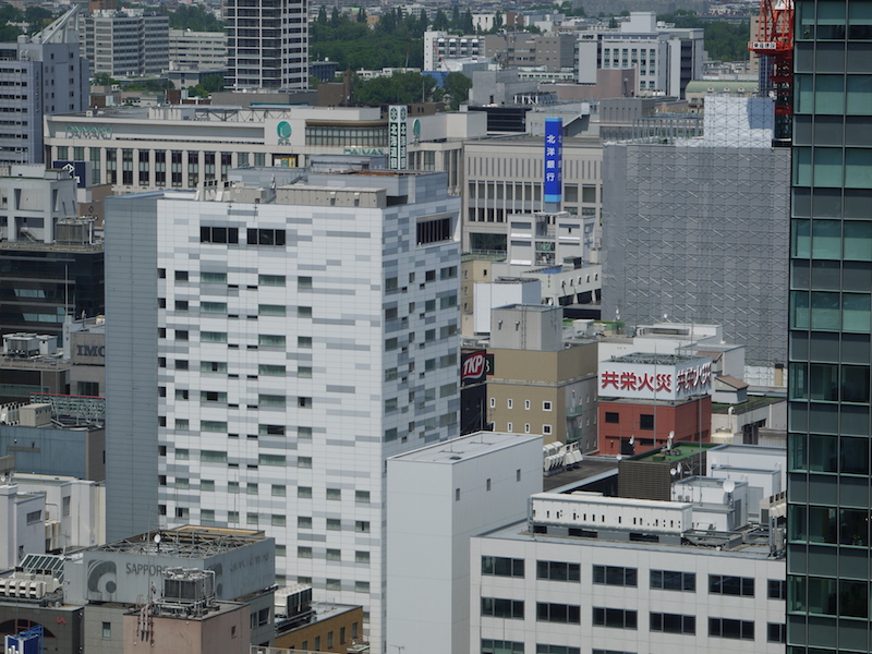 さっぽろテレビ塔 展望台からの眺望 北西側(5) 札幌駅