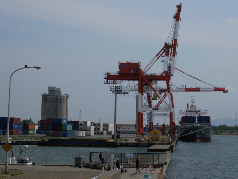 石狩湾新港(北海道石狩市) 花畔埠頭