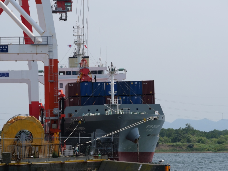 石狩湾新港(北海道石狩市) 花畔埠頭
