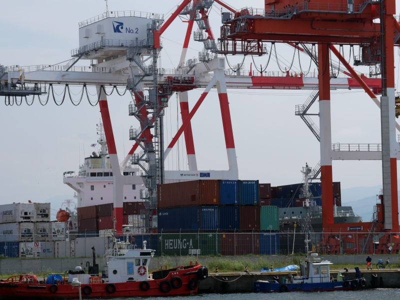 石狩湾新港(北海道石狩市) 花畔埠頭