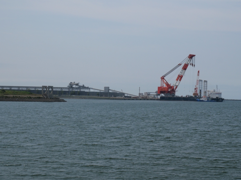 石狩湾新港(北海道石狩市) 西埠頭