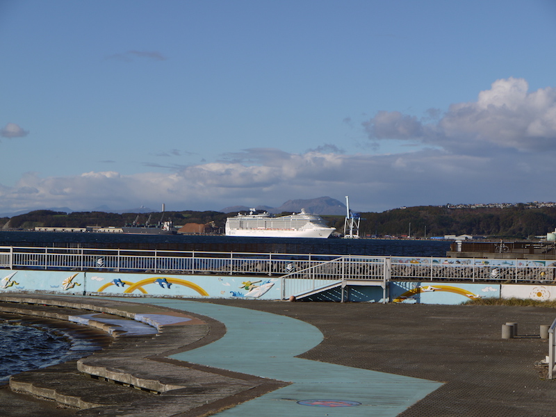 MSCスプレンディダ 室蘭港 2018/11/01(1)